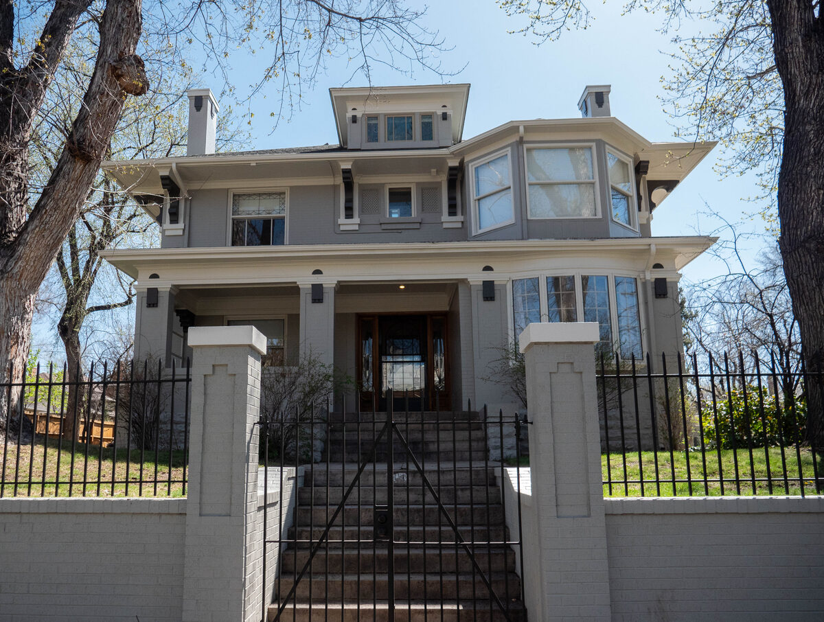 Exterior repaint of a Denver, CO home by Kind Home Painting