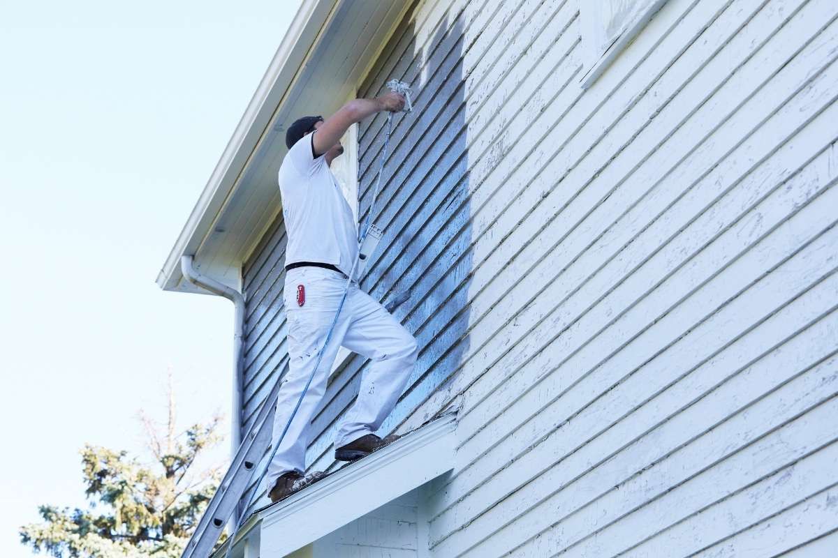 Small exterior project handled solo